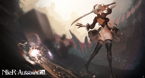 Nier_Automata_2B Wallpaper