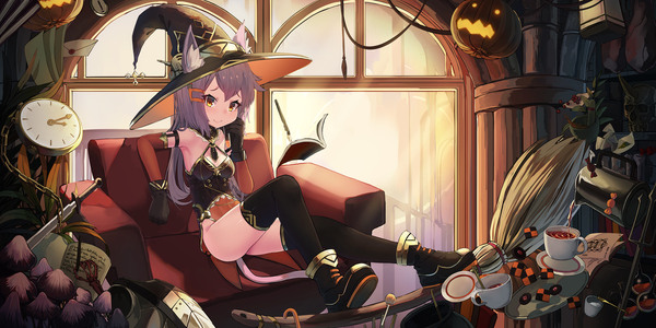 ハロウィンの邪悪の魔女のアトリエ