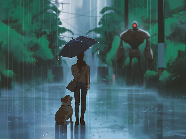 Rainy encounter