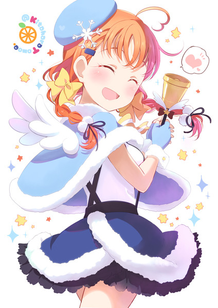 今日の千歌ちゃん🍊雪の天使ちかっち