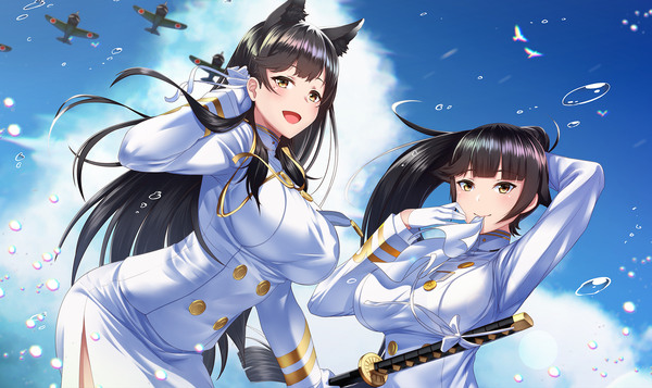 アズールレーン　愛宕＆高雄