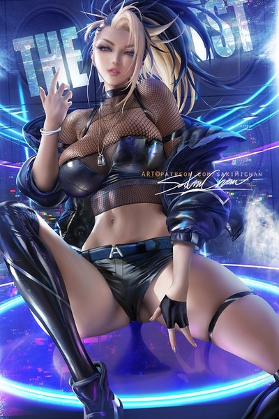 KDA阿卡丽 KDA Akali pinup