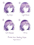 Anime Hair Shading Styles