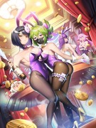 Bunny Sara and Shinobu