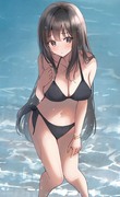 海がこわいお姉さん