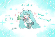 初音ミク15周年🎂🎉