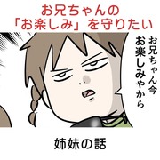 お兄ちゃんの「お楽しみ」を守りたい姉妹の話