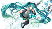 Green color miku 02