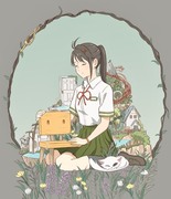 すずめの戸締まり　公開記念イラスト🚪🗝✨