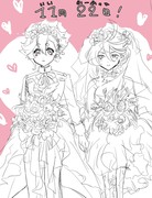 捏造ウェディングドレススレミオでいい夫婦の日！