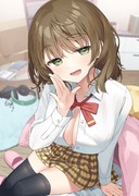 「一緒に寝たいんですよね、せんぱい？」