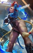 キャミィ Cammy breaking back  嘉米伸展