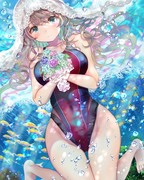 水中花嫁さん