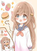 ハンバーガー食べたいな～🍔✨