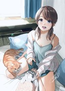 先日、迎えた仔猫が可愛くて仕方ない彼女