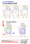 個人メモ：手のひらの凹凸