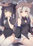 シュン(幼女)＆ココナちゃん なでなで