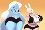 Fionna & Ice Queen (AT) Bra Meme