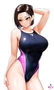 競泳水着矢式さん