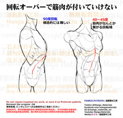 個人メモ：胴体の回旋可動域