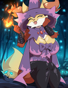 Maisy the Mismagius x Delphox Fu