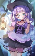 成長エルちゃんもハロウィン👻💜