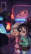 A date in the arcade