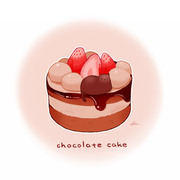 いちごチョコレートケーキ