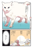 【愛されたがりの白猫ミコさん】人間の食べ物を奪おうとする猫の話