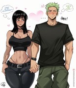 ニコ・ロビン nico robin x zoro