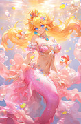 Mermaid Princess Peach