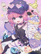 【アニポケ】限定スイーツを食べるサンゴちゃん🧁💜💗