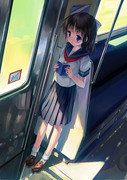 電車内