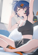寝起き