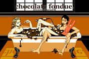 chocolate fondue.