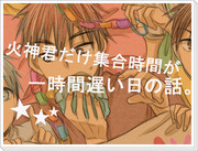 【大遅刻】火神君だけ集合時間が一時間遅い日の話【火神誕】