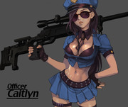 (LOL) caitlyn officer skin