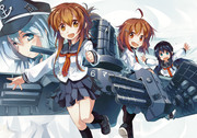 艦これ なのです！　見開きイラスト