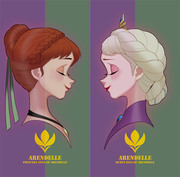 elsanna arendelle national flag