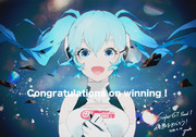 Congratulations on winning!