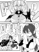 巨乳提督と武蔵と長門とノーブラ