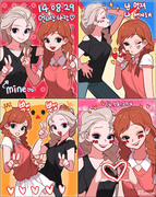 elsa&anna photo sticker