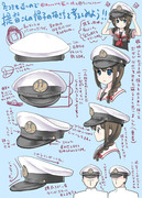 【冬コミに備える提督さん向け】軍帽の描き方を考えてみた