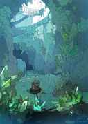 苔の洞窟