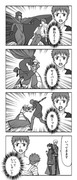 Fate/stay night　12話4コマ漫画