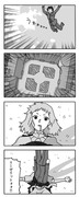 Fate/stay night　14話4コマ漫画