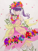 花のドレス