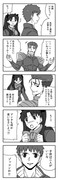 Fate/stay night　16話5コマ漫画