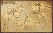 pixivファンタジアT第二章　「メイジア世界」地図