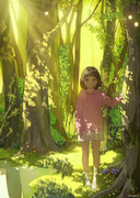 森の中の少女